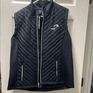 Hancock Beach Black Quilted Vest